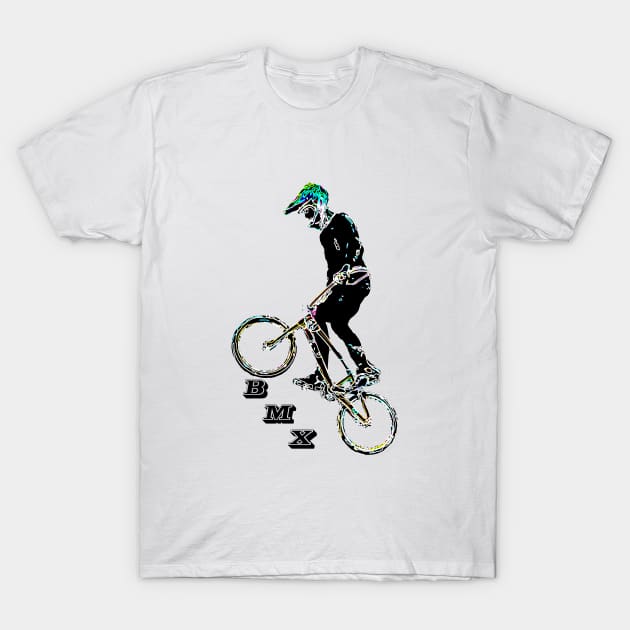 bmx T-Shirt by rickylabellevie